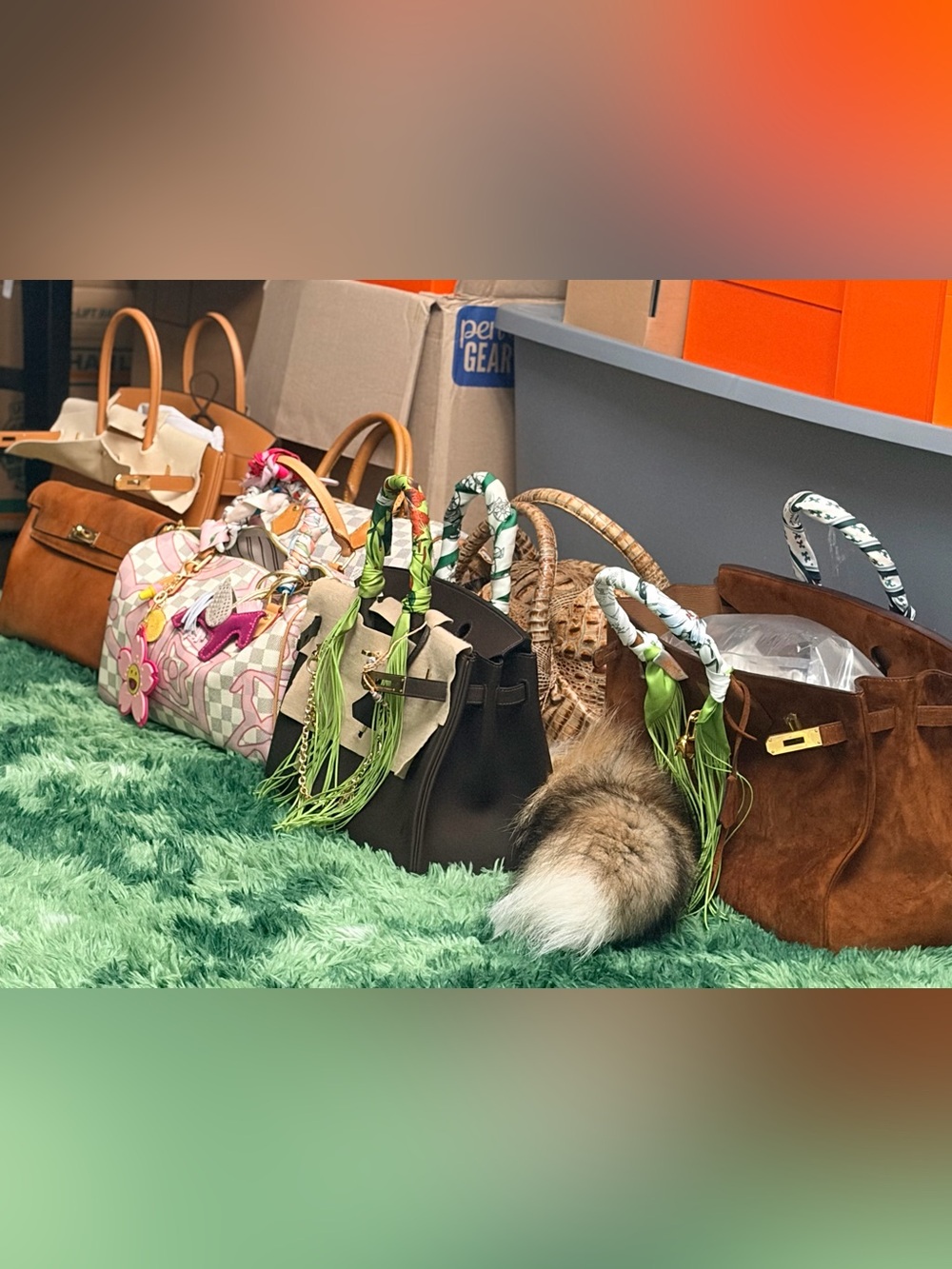 PERSONAL STASH LOT H LV FF BIRKIN CROC SUEDE BARENIA 30 35 DAMIER PLK EBENE AZUR